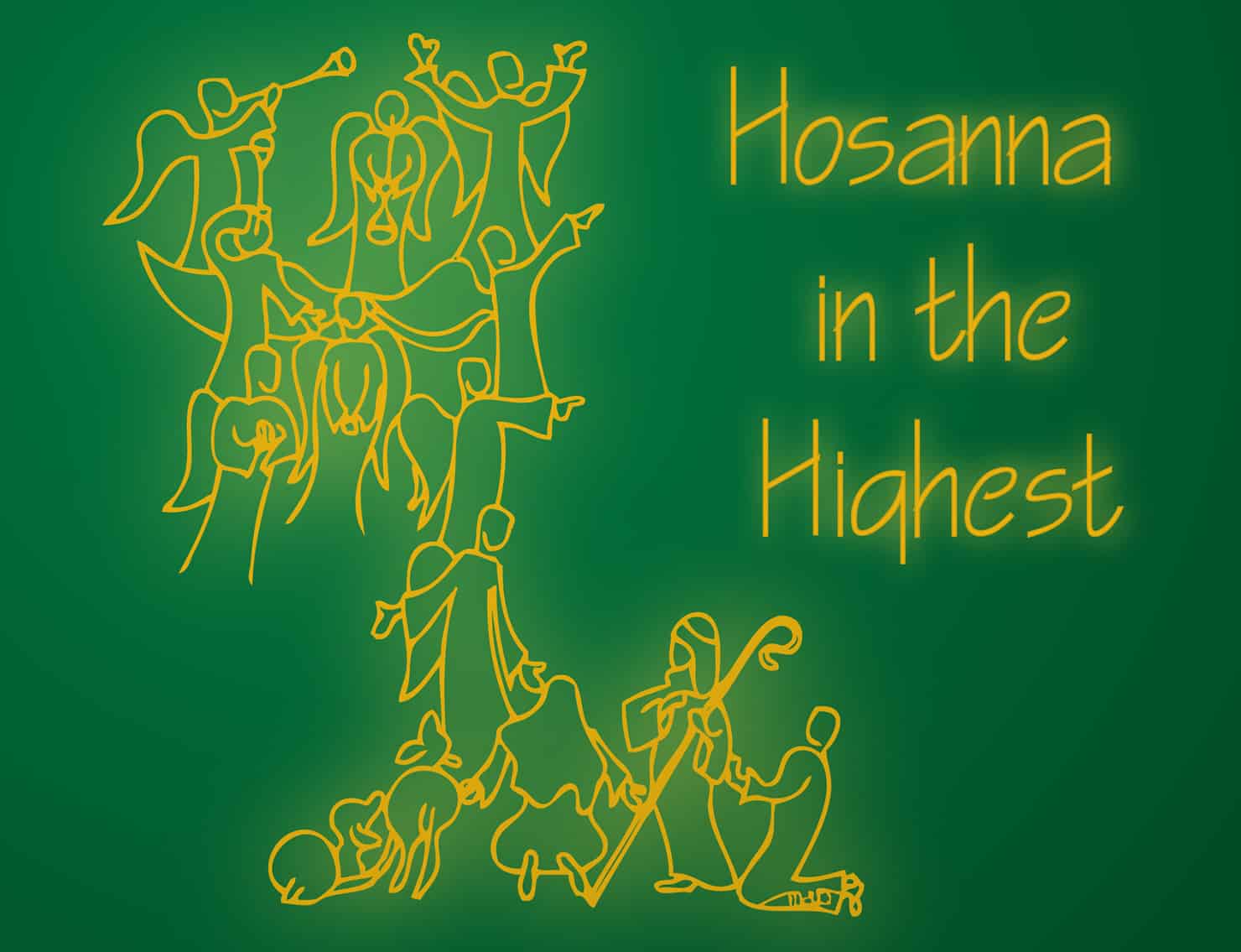 Hosanna Christmas Card